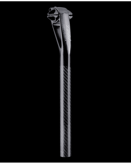 THM - Carbones - THM Mandibula Seatpost 400mm Natural Carbon - 10902000 - Cyclepath PDX