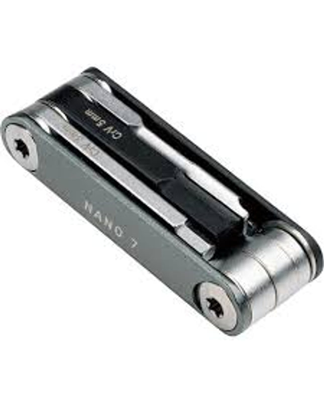 Topeak - Topeak Nano 7 Multi - Tool, 7 Functions, Black - TT2627 - Cyclepath PDX