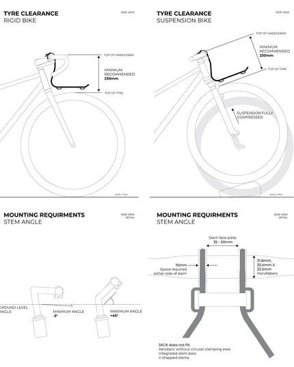 Wholegrain Cycles - Wholegrain Cycles Jack the Bike Rack Front Rack Silver - 01-CJACK-STF-Y - Cyclepath PDX