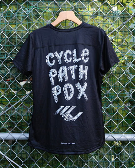 Cyclepath PDX - Women's Black Summit Series Tech Jersey: Notchas Edition - 210000065347 - Cyclepath PDX